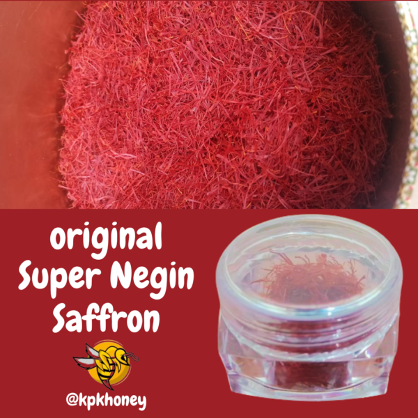 Original Super Negin Saffron (Zafran) from Herat - Premium Red Petals